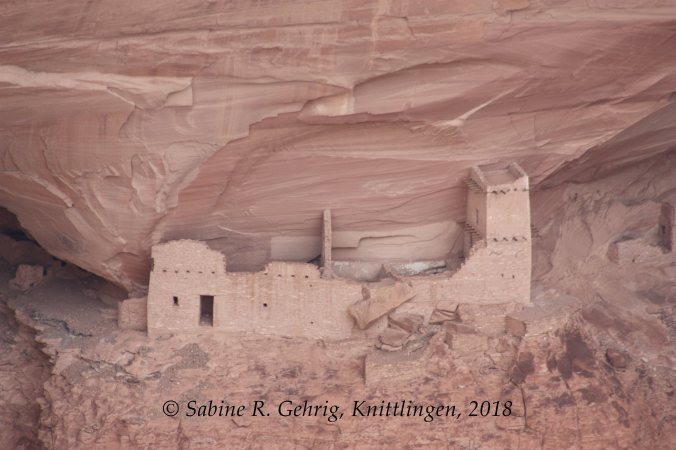 IMG_1439-Canyon de Chelly NM - North Rim - Mummy Cave Ruin - linker Teil sehr nah